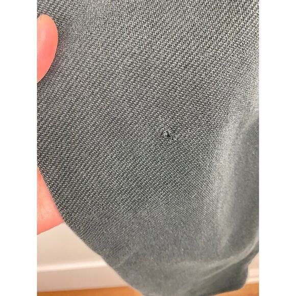 Eileen Fisher Women's XS Soft Black Organic Cotton Drawstring Waist Sweatpants - Picture 2 of 6